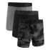 UA PERFORMANCE TECH-PRINT 6 IN 3PK-BLK BLK-001