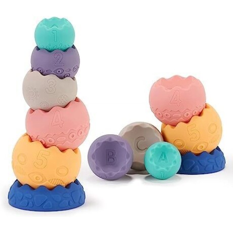Juego Didáctico Apilable Silicona Oval 1049 001