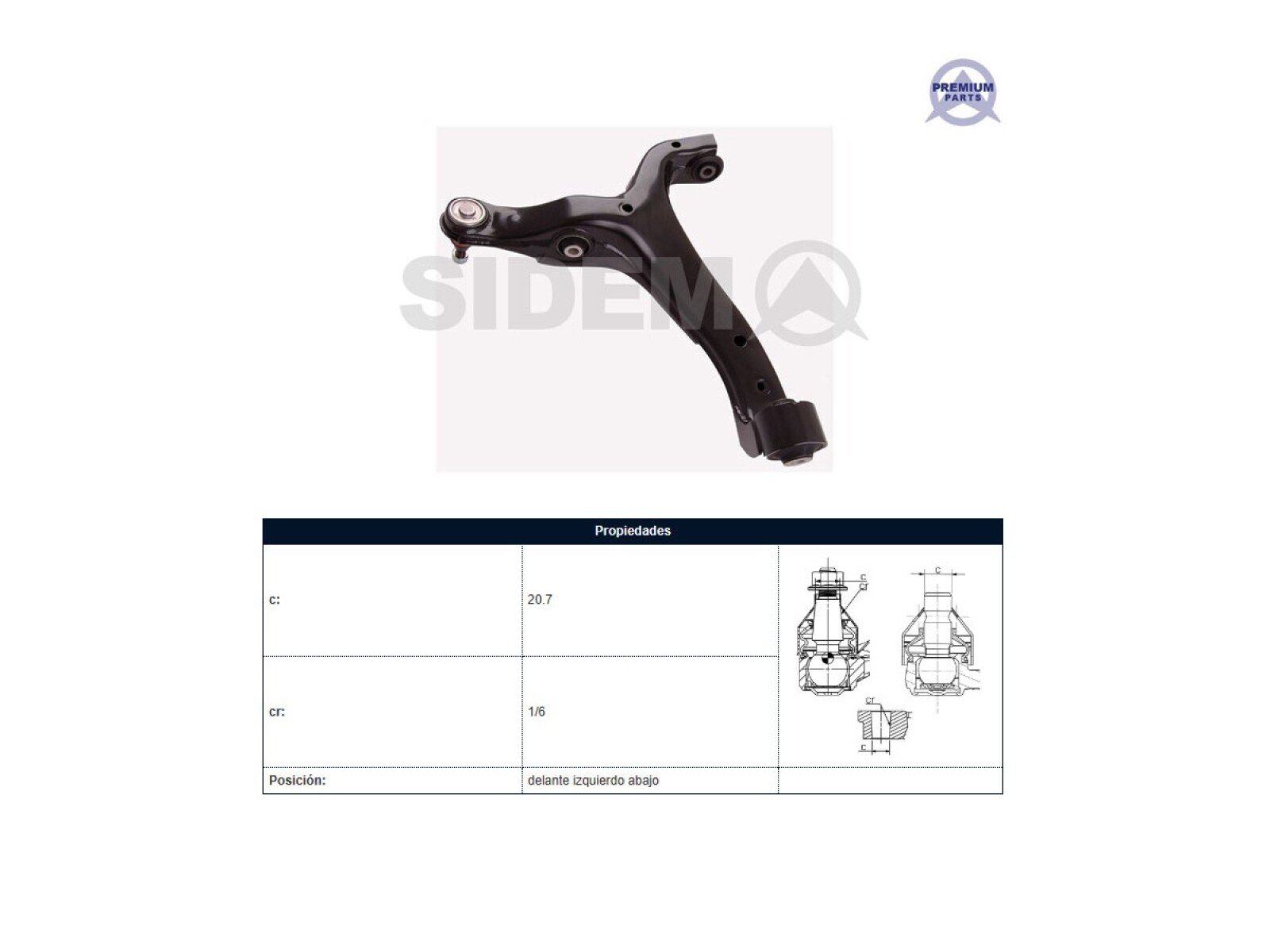 Parilla De Suspension Delantera Volks Amarok 4X2 - 4X4 11-25 Izq 