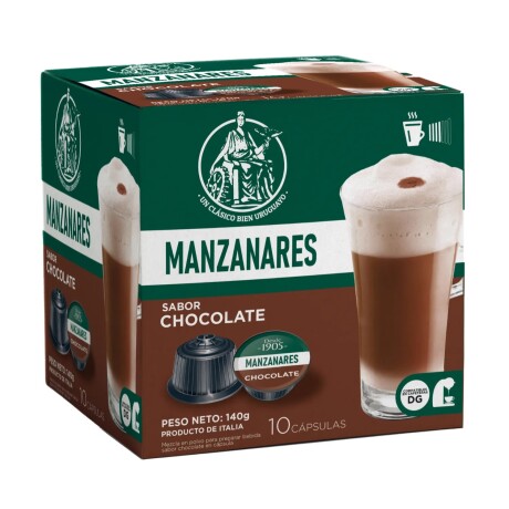 CAPSULAS MANZANARES SABOR CHOCOLATE DG X 10 UNIDADES 001