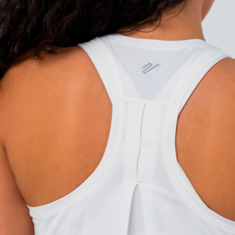 Remera Ztek Roy Tank Top de Mujer blanco