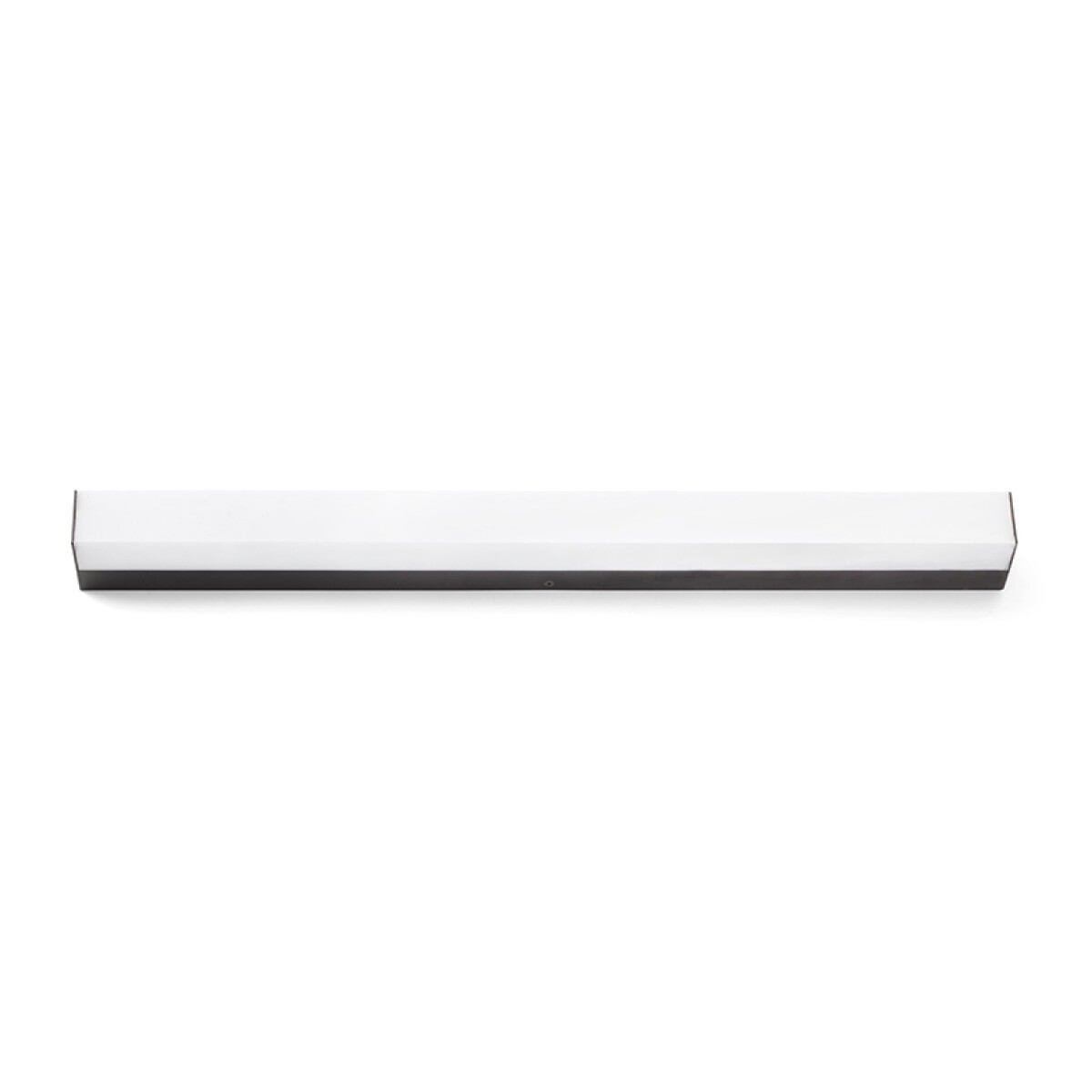 Aplique de pared rectang. p/baño negro 12W cálida - FA2200 