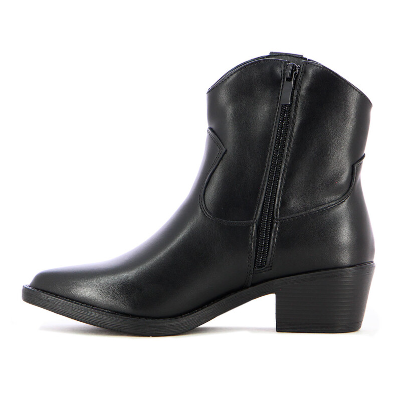 Bota Darkness Tejana Mujer Negro