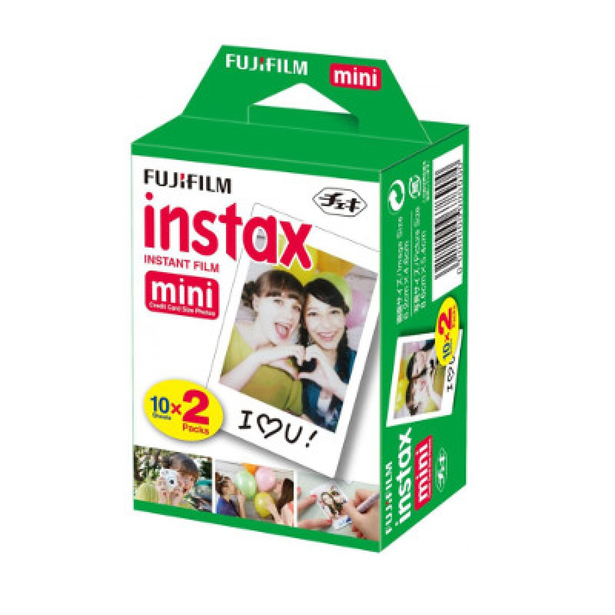 Película Fotográfica Fujifilm Instantánea Pack 10x2 54x86mm 