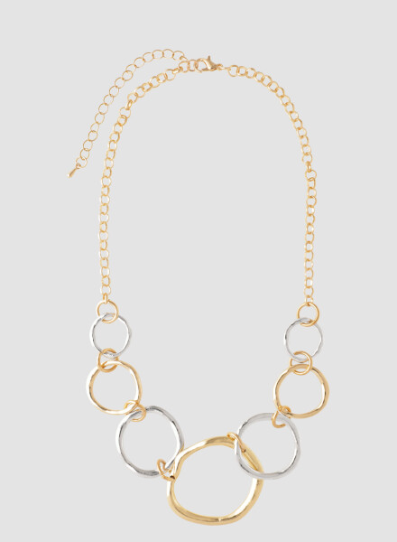 Collar aros asimetricos Variante unica