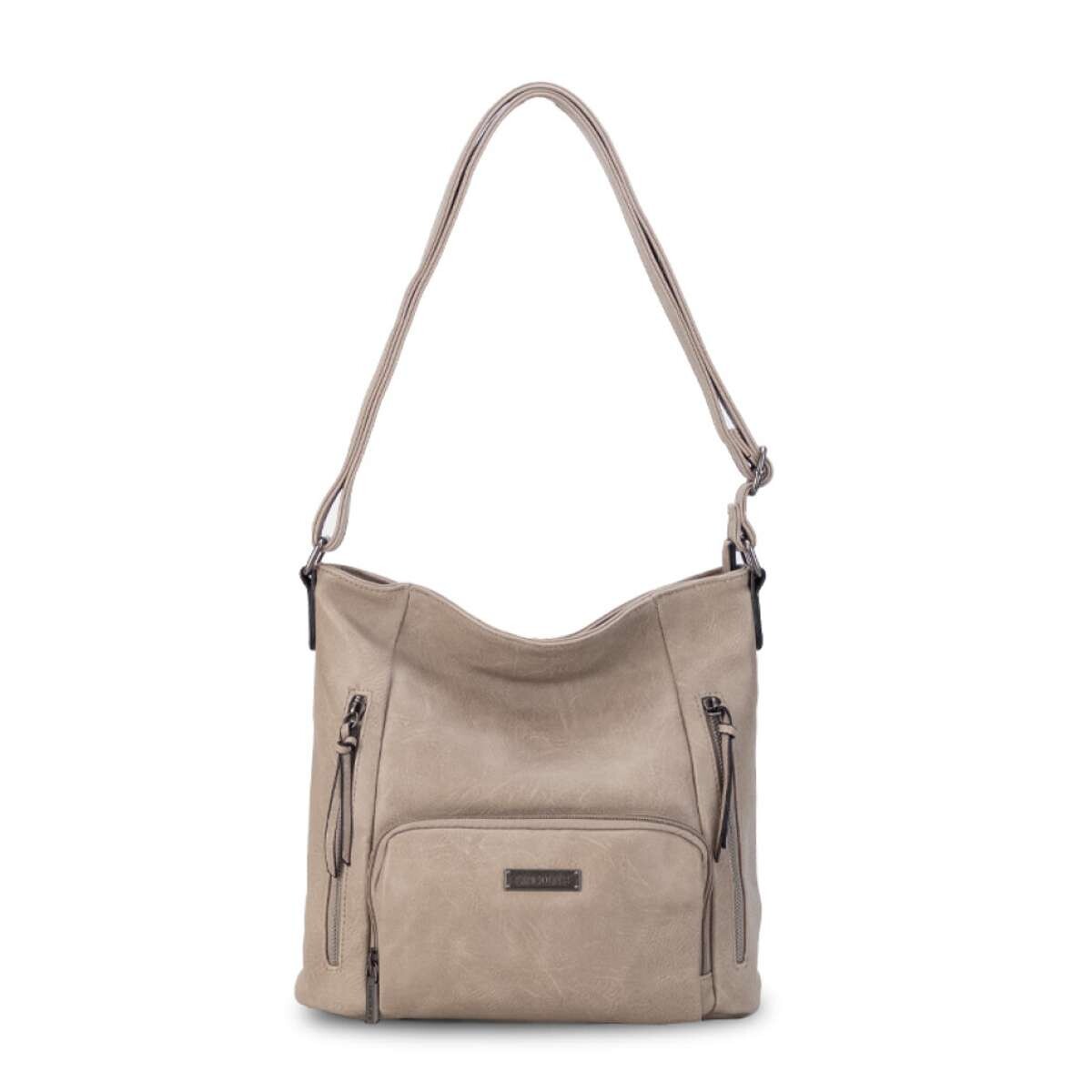 Bandolera Zamora - Greige 