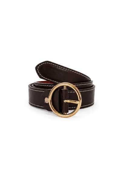 CINTURON LOTUS Marron