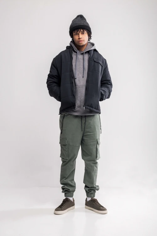 Pantalón de gabardina Pontevedra Verde militar
