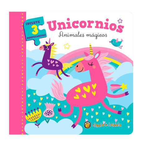 Libro Animales Mágicos Unicornios con Rompecabezas 001