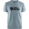Polo Fjallraven Logo Hombre Uncle Blue-Melange