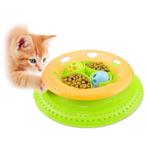 Juguete Gato Multifuncion Comida Interactivo Pelotas 1 Nivel Juguete Gato Multifuncion Comida Interactivo Pelotas 1 Nivel