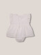 Conjunto De Rana Con Maxi Volante Blanco