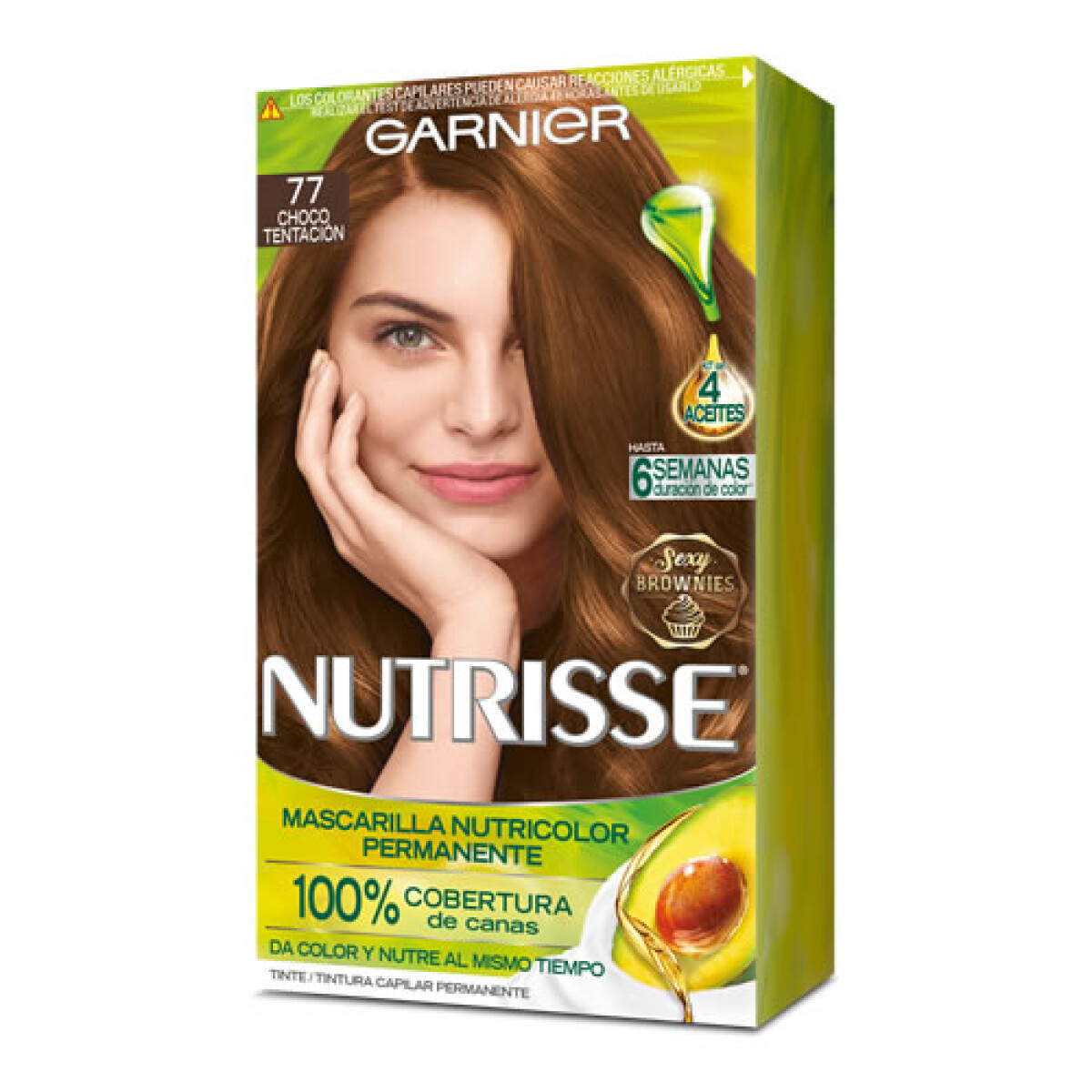 Tinta Garnier Nutrisse 77 Chocolate Tentación – Color Intenso