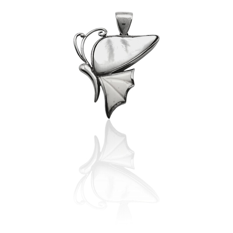 Dije Colgante Mariposa- Plata 925-Nacar-CP4061 Conpiedra