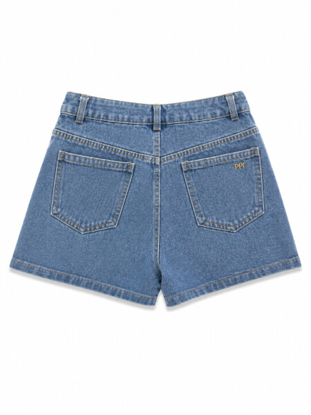 SHORT POLLERA CASY AZUL