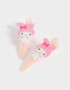 Hebillas Infantiles Set De Piquitos "my Melody" - Combinacion Bicolor