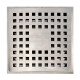 Desagüe Cuadrado 15X15 En Acero Inox