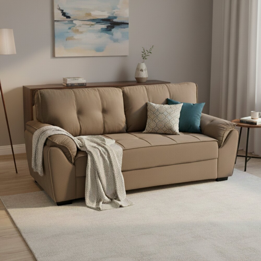 Sillón 3 Cuerpos - Montana veludo Beige Oscuro