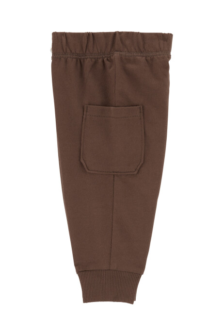 Set dos piezas de algodón, pantalón y body henley diseño dinos Sin color