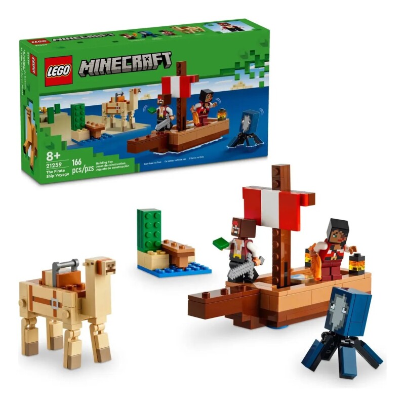 Lego Minecraft El Viaje En El Barco Pirata Lego Minecraft El Viaje En El Barco Pirata