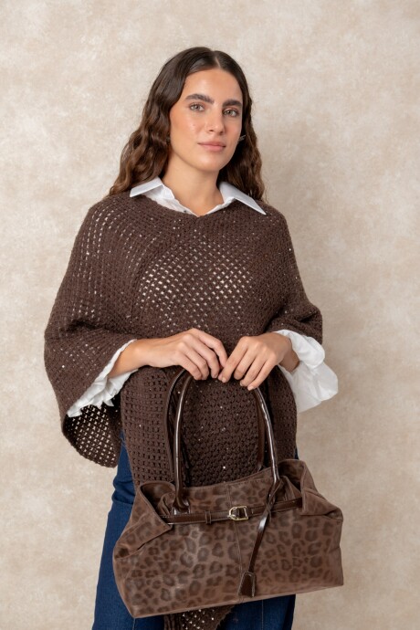 PONCHO HONOR Chocolate