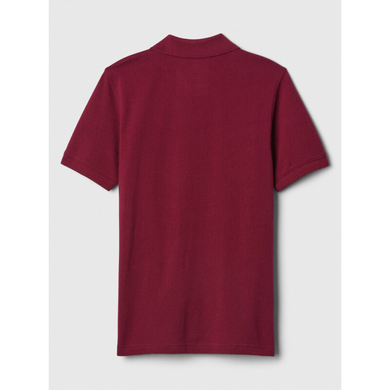 V-BTS SS PIQUE POLO RED DELICIOUS