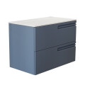 MUEBLE DE BAÑO ECONIC 80 CM AZUL VAPOR CON ENCIMERA Mueble De Baño Econic 80 Cm Azul Vapor Con Encimera