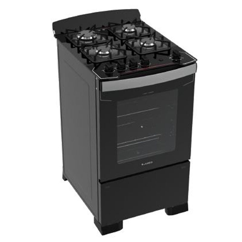 COCINA A GAS JAMES 4 HORNALLAS NEGRO COCINA A GAS JAMES 4 HORNALLAS NEGRO
