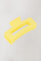 Broche de pelo rubber square Amarillo