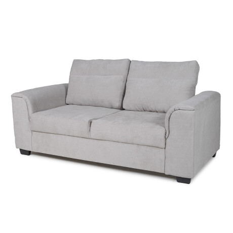 Sofá Aston (Outlet) - Tela Microfibra - 2 cuerpos Berlin 05 (Ceniza)
