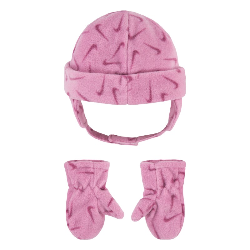 Set Nike Printed Fleece Trappe de Niños Rosado