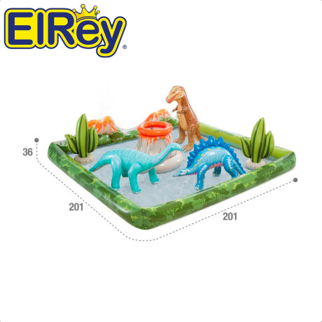 Centro De Juegos Inflable Piscina Intex Dinosaurios Inx056132