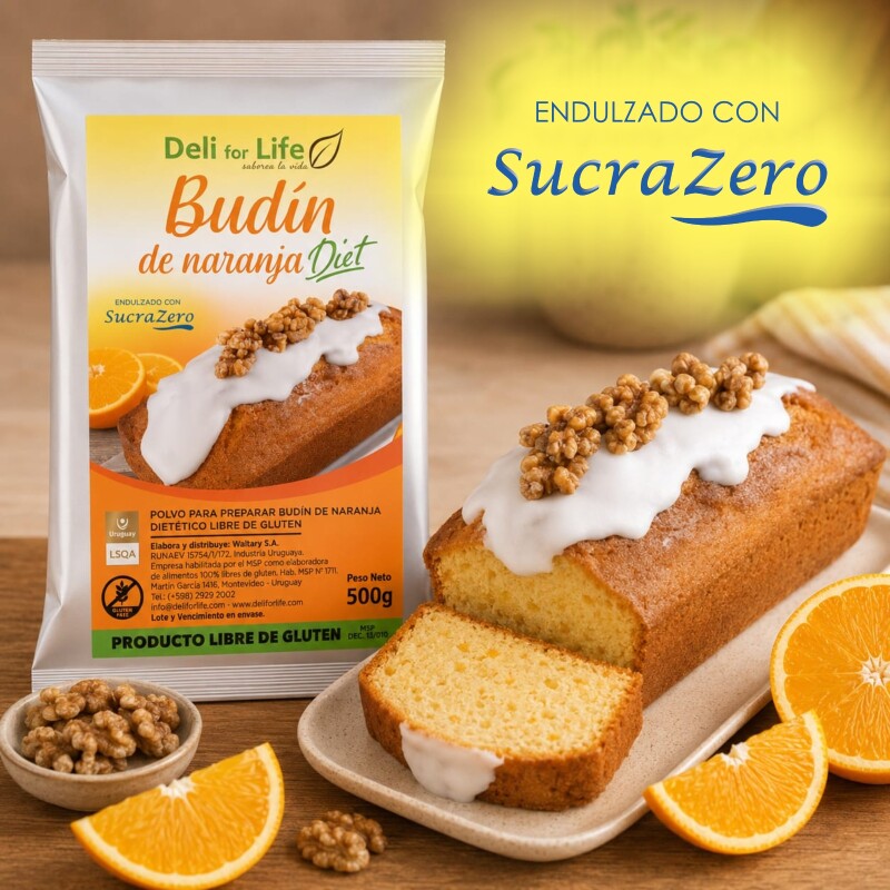 Budín Naranja Diet 500g Budín Naranja Diet 500g