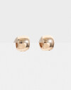 Aros Argollas Metal Argollas De Metal - Dorado