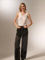 Pantalon Leni Gris Medio