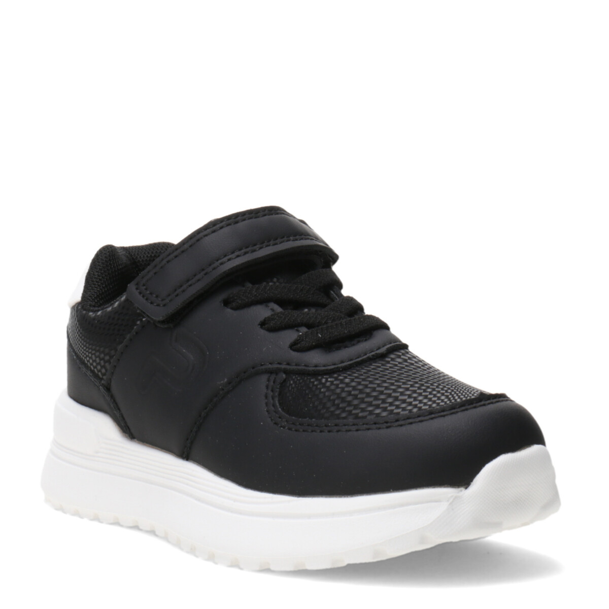 Championes Infantiles Push BAIXA con velcro y - Negro 