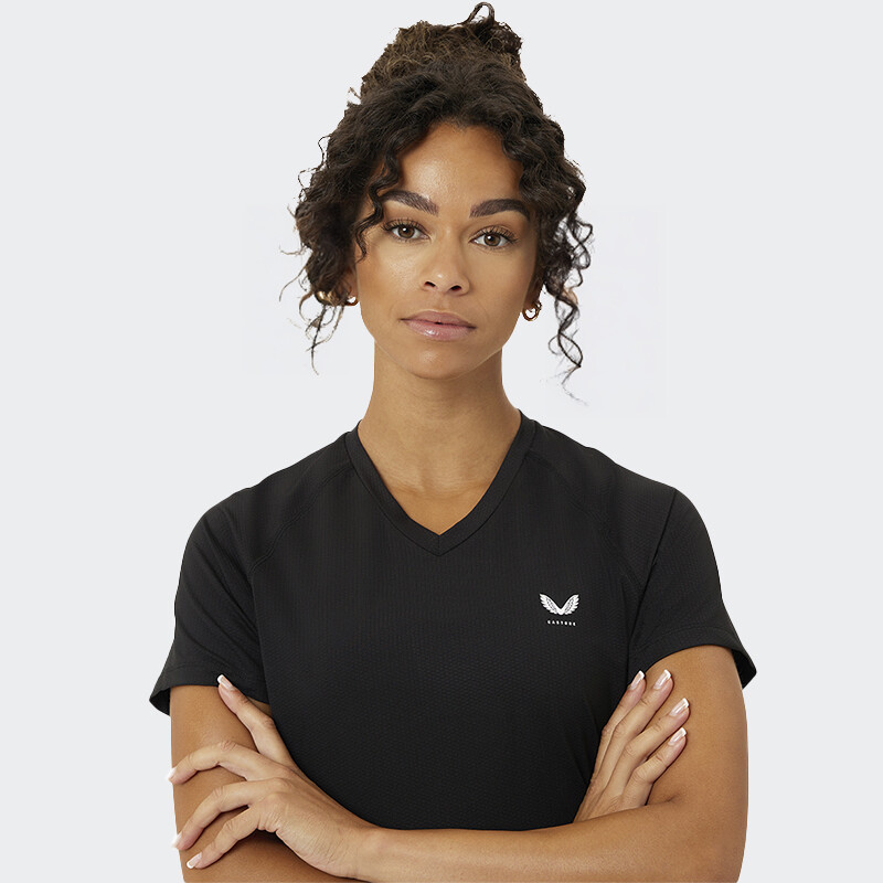 Remera Castore SS Training Tee Negro