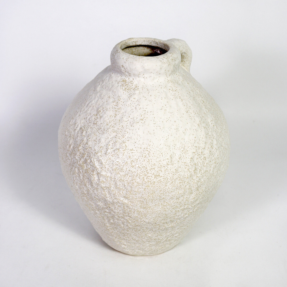 JARRON DE CERAMICA BLANCO 18X23CM 