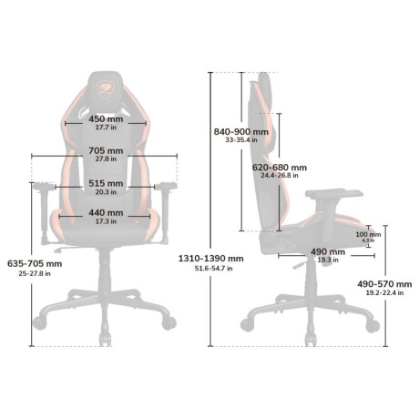 Silla Cougar Hotrod Orange 001
