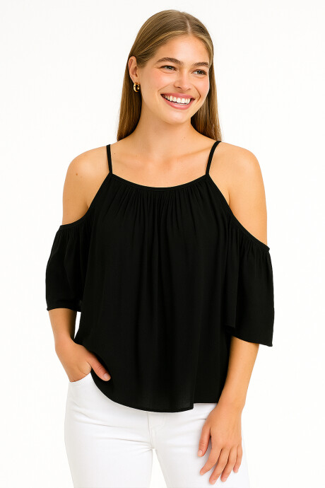 Blusa Ombe Negro