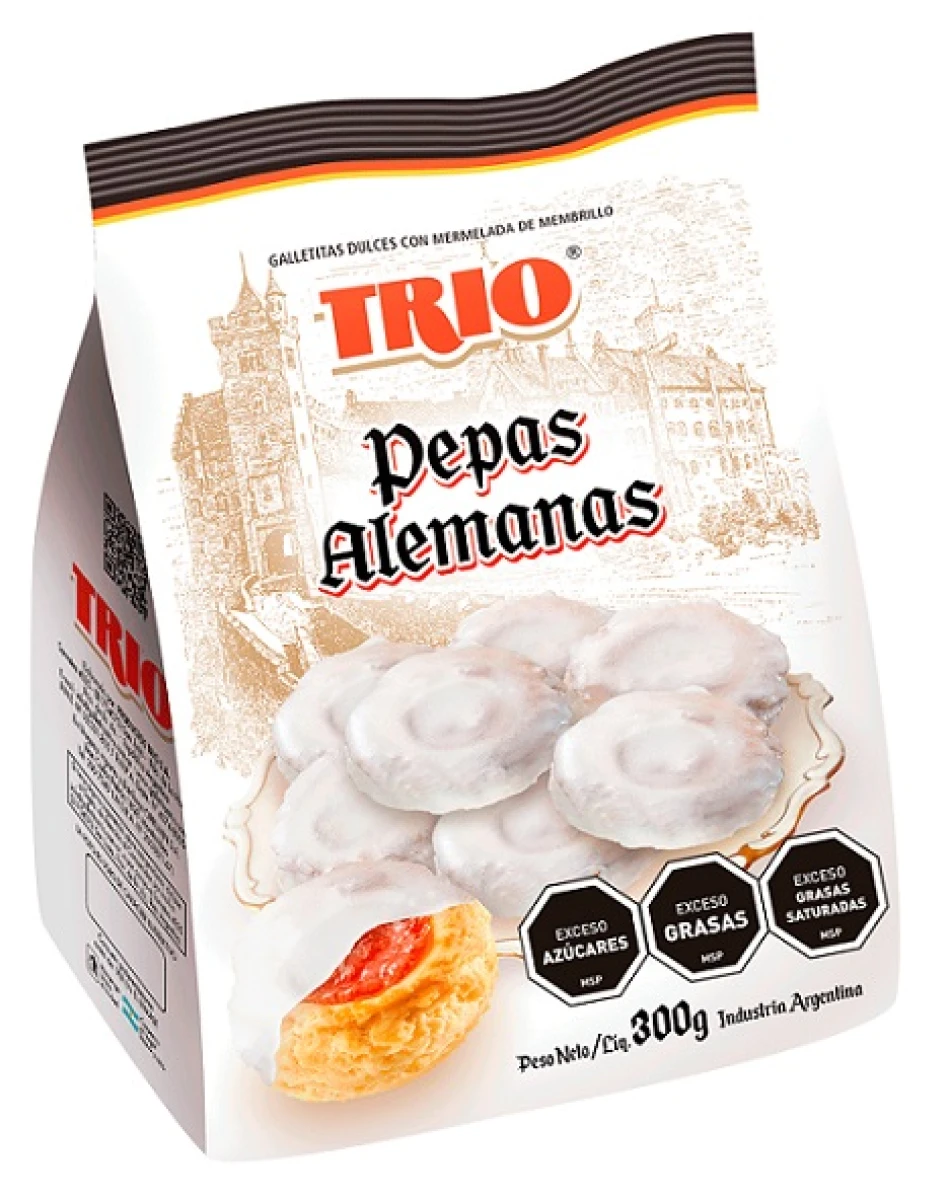 GALLETA TRIO 300G PEPAS ALEMANAS 