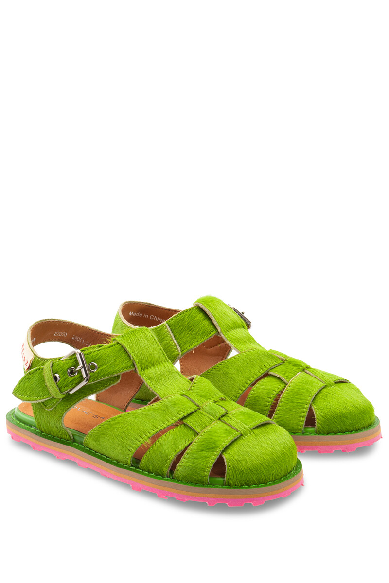 Sandalias Verde