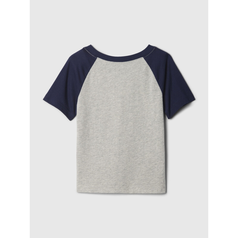 V-FRCH BF LOGO RAGLAN TEE LIGHT HEATHER GREY B08