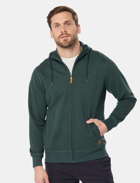 CANGURO CON CIERRE Y CAPUCHA Verde