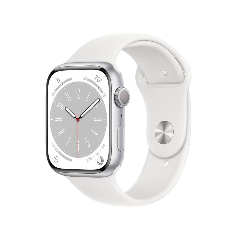 Apple Watch Series 8 45mm Sil Alu White Sp/Mp6q3ll Apple Watch Series 8 45mm Sil Alu White Sp/Mp6q3ll