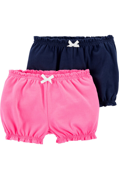 Pack dos shorts de algodón Sin color