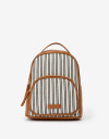 Mochilas Urbanas Basicos Mochila Combinada Con Bolsillo Frontal - Combinacion Bicolor