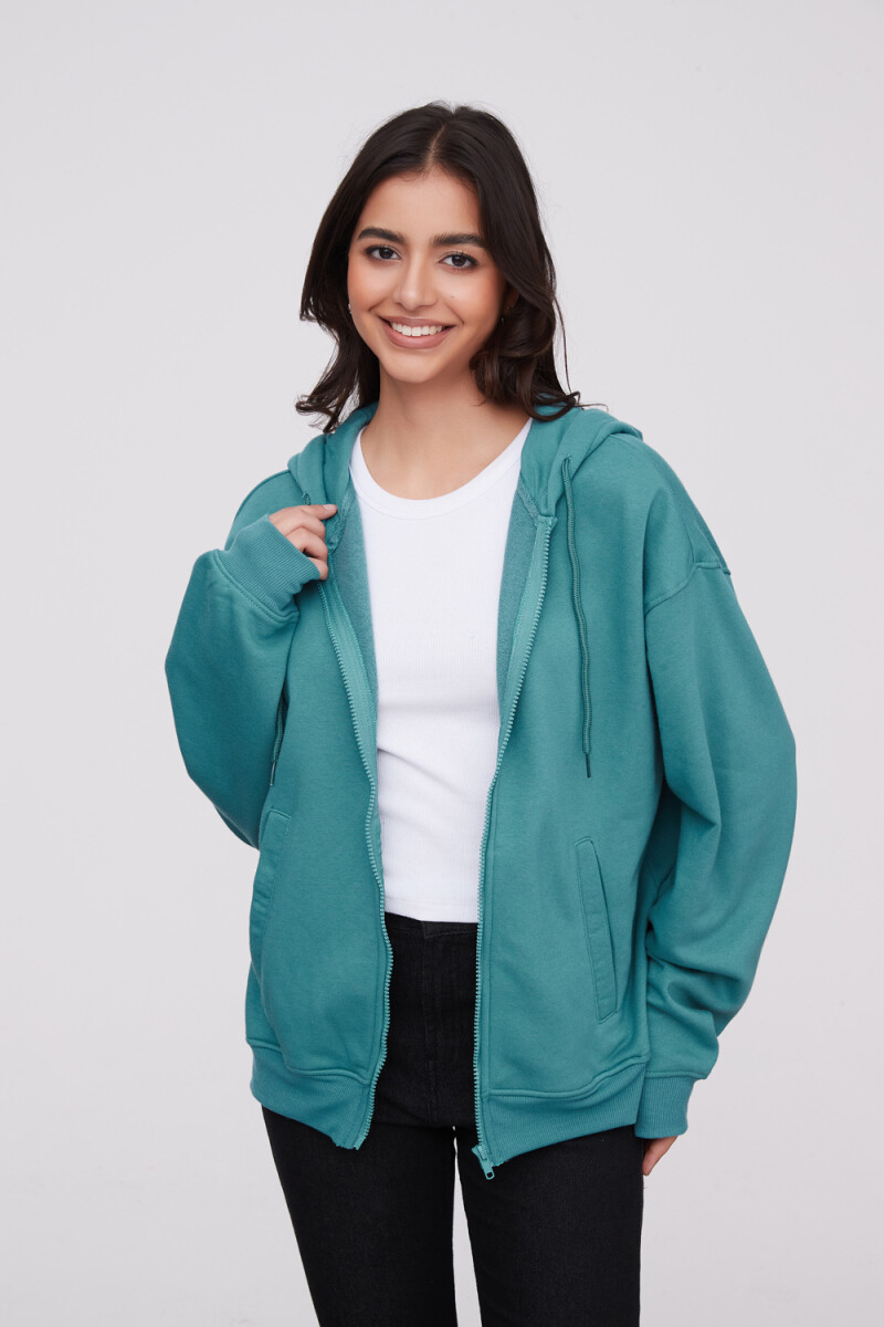 Campera Sammira - Verde Azulado 