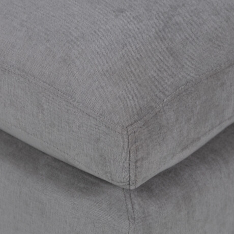 Puff Conecta - Tela Microfibra Gris