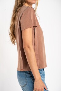 Remera Algodón Mamga Corta Vison
